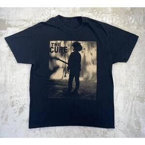 The Cure Band Crew Neck Short Sleeve Graphic T-Shirt Mens Size  XL Black